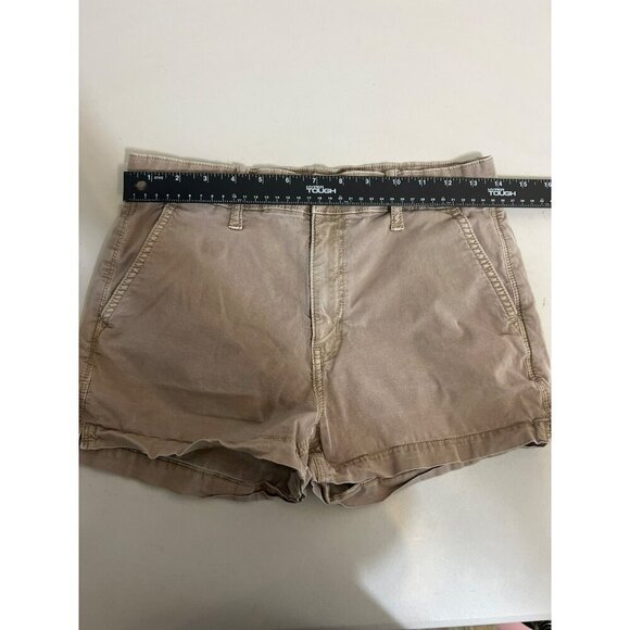 American Eagle Sz 6 Taupe Shorts Chino Lightweight - Picture 7 of 8